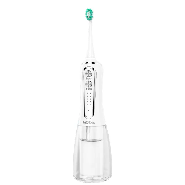 Máy tăm nước kết hợp bàn chải điện 2 trong 1 H2Ofloss HF-S01