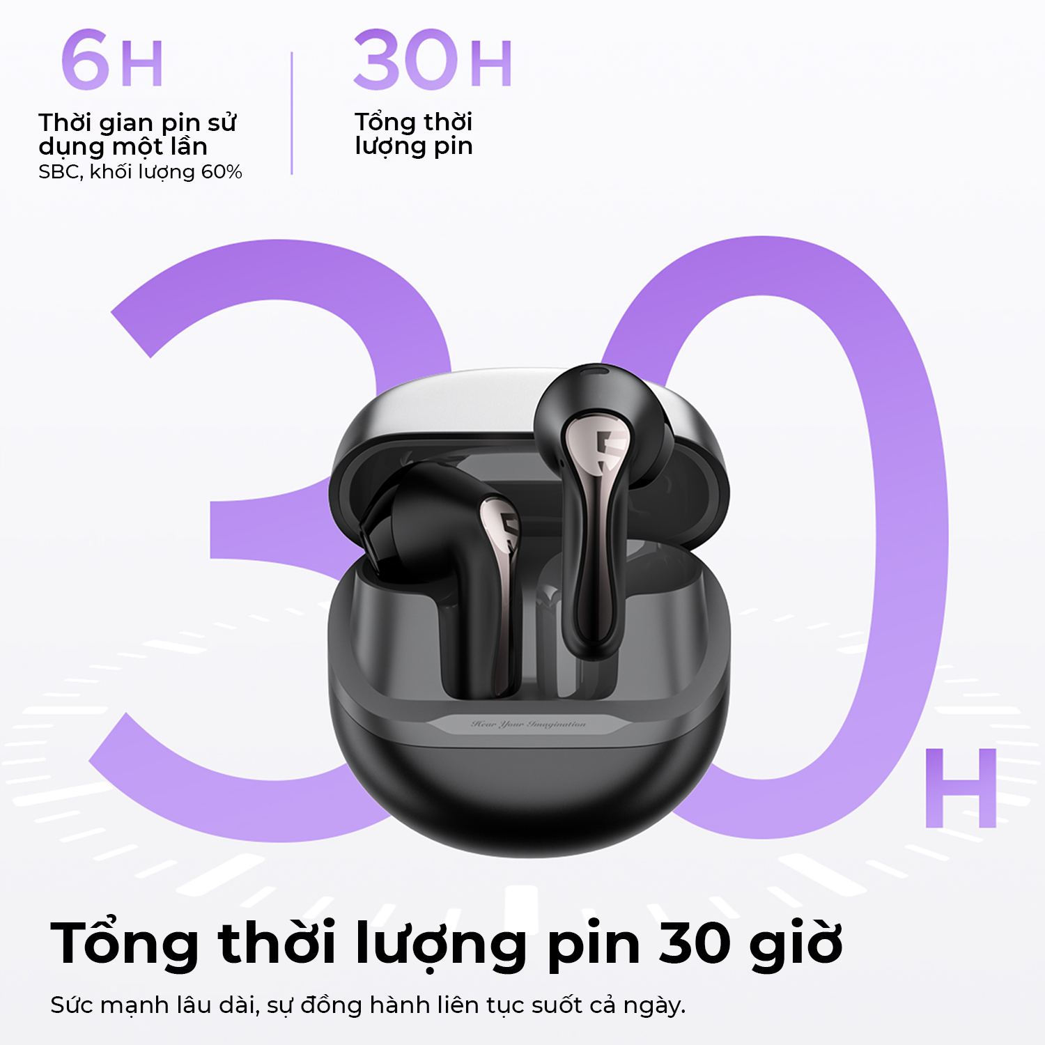 Tổng thời gian sử dụng 30h Air5-tong-thoi-luong-30-gio