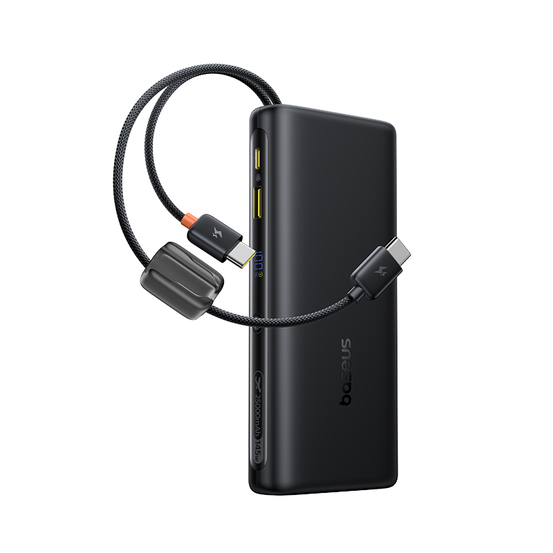 Sạc dự phòng Baseus EnerFill FC41 kèm 2 cáp USB-C 25000mAh 145W