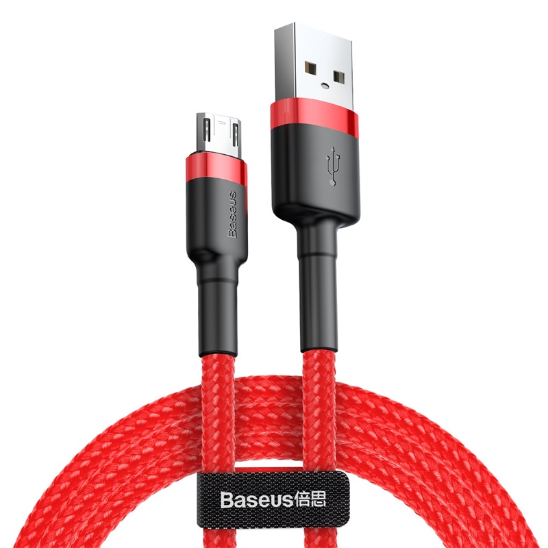 Cáp sạc hiệu Baseus cafule USB For Micro 2.4A 1m