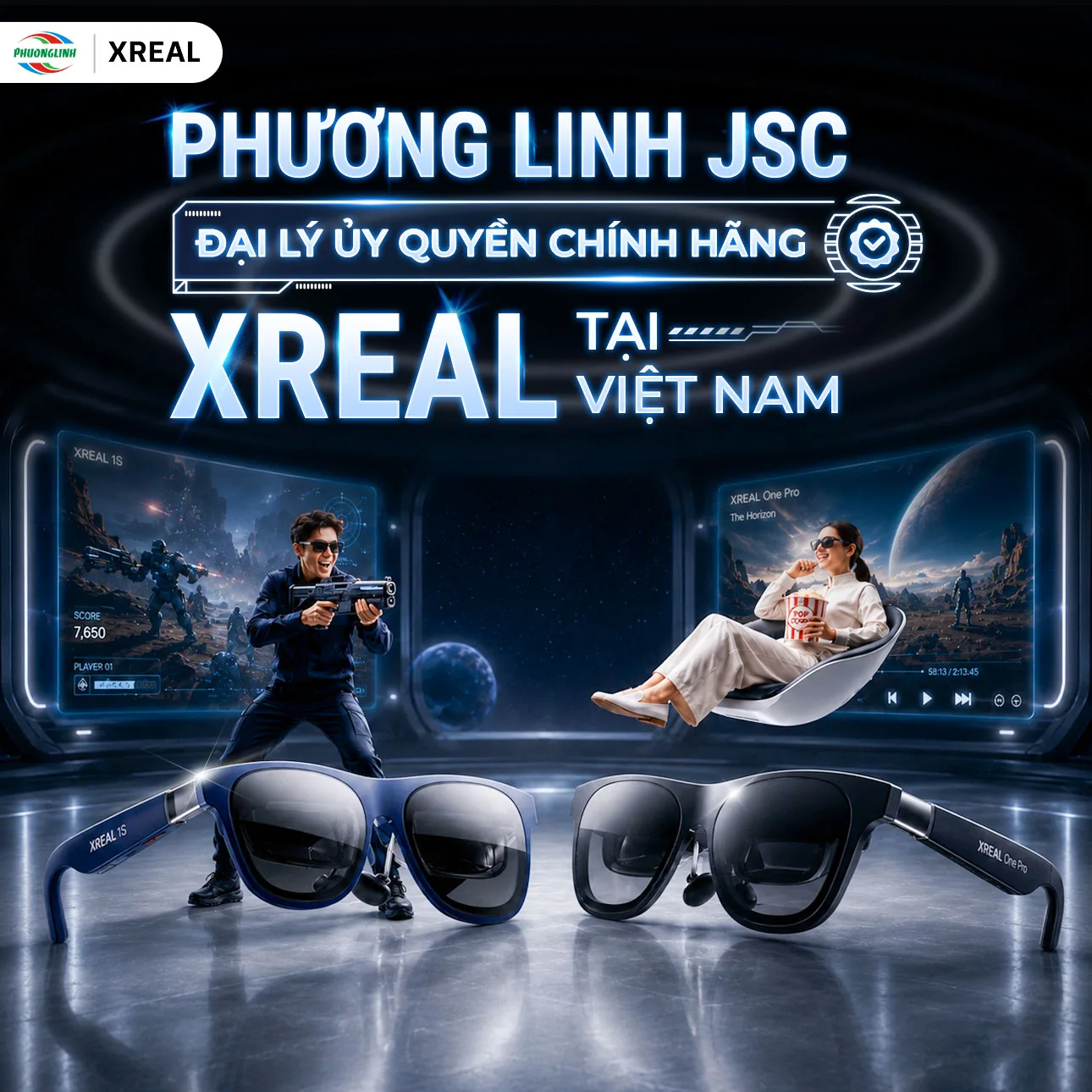 Phương Linh JSC đơn vị ủy quyền chính hãng XREAL tại Việt Nam